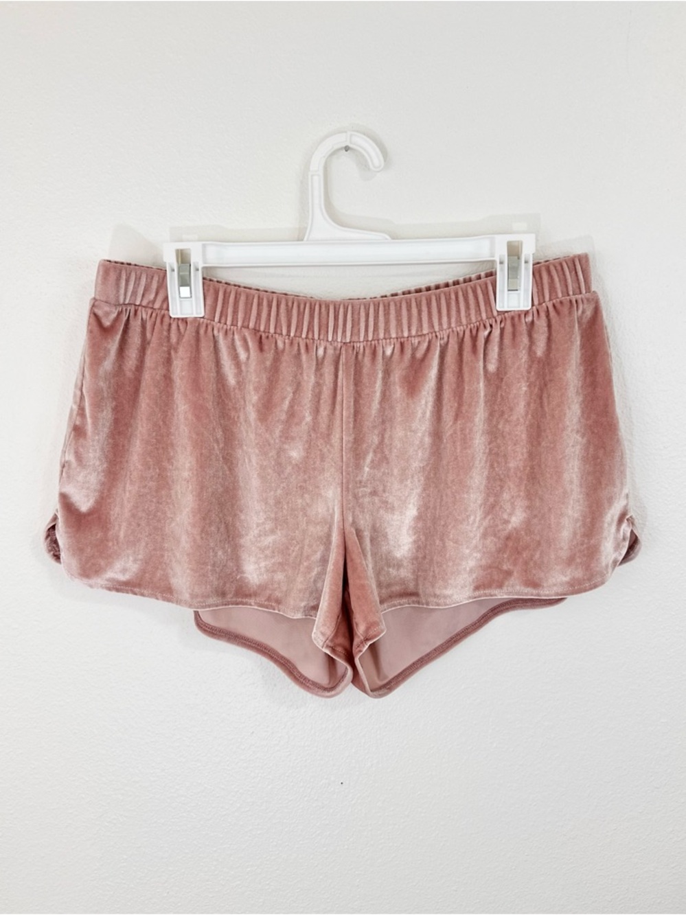 Madewell Pink Velour Shorts L Loungewear Pajama Shorts Coquette Girl